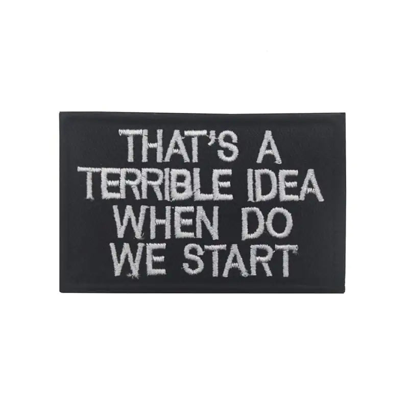 3D Tactical Military Embroidery Patch Stickers